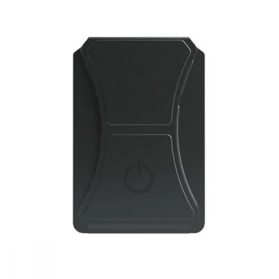 Goui - Magnetic Leather Wallet - Black
