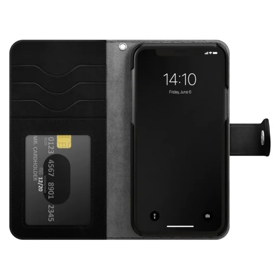Ideal of Sweden Case for Wallet iPhone 14 Pro Max (Black)