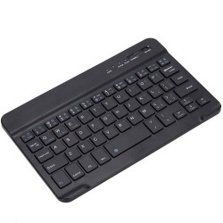 لوحة مفاتيح بلوتوث ذكية (8 بوصات) لاسلكية - أسود
