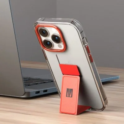 Cover Iphone 14 Pro Gripstand Imd Morphix Clara Levelo - Red