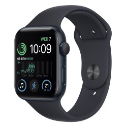 Apple Watch SE GPS 40mm (2022) Midnight Aluminium Case with Midnight Sport Band - Regular