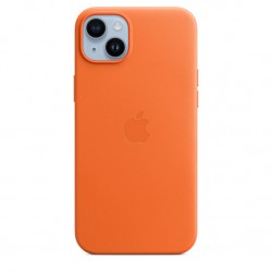 أبل كفر جلد أيفون 14 بلس مع ماجسيف - برتقالي