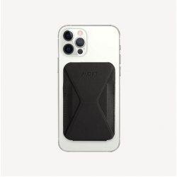 Custom Phone Stand & Wallet MagSafe Compatible - JET BLACK