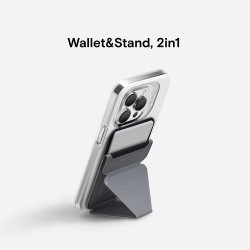 Custom Phone Stand & Wallet MagSafe Compatible - COOL GRAY