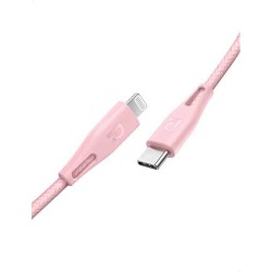 RAVPower 1.2m Type-C to Lightning Cable Nylon Pink