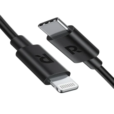 RAVPower TypeC-Lightning Cable 1m  TPE Black
