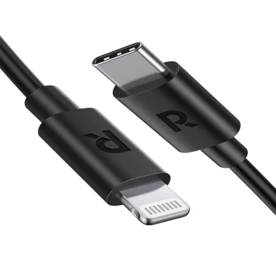 RAVPower TypeC-Lightning Cable 1m  TPE Black