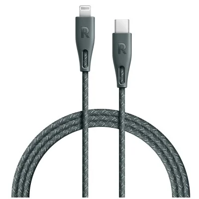RAVPower Type-C to Lightning Cable 1.2m Nylon Green