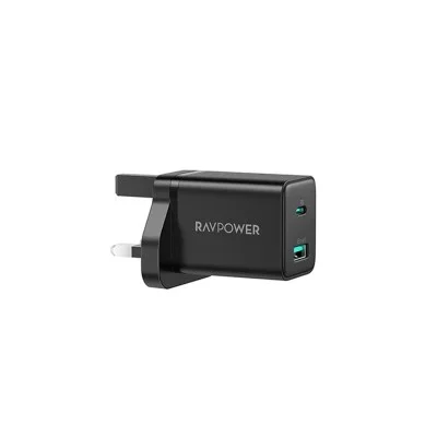 Ravpower Pd Pioneer 30W 2-Portwall Charger Black