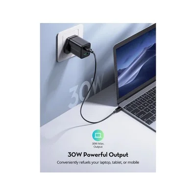 Ravpower Pd Pioneer 30W 2-Portwall Charger Black