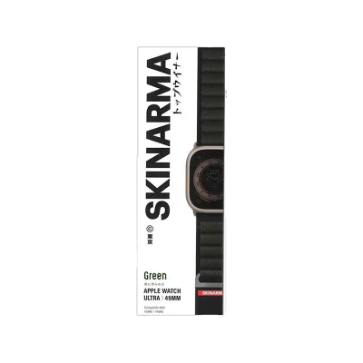 SkinArma Kobu Nylon Strap for Apple Watch Ultra 49mm - Olive