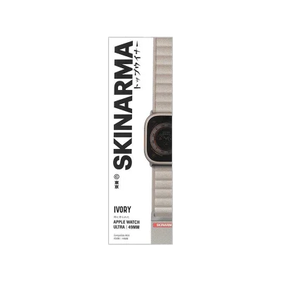 SkinArma Kobu Nylon Strap for Apple Watch Ultra 49mm - Ivory