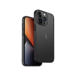 Cover Iphone 14 Pro Max Hybrid Airfender Uniq- Smoked Grey Tinted