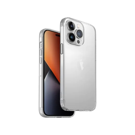 Cover Iphone 14 Pro Max Hybrid Airfender Uniq - Nude Transparent