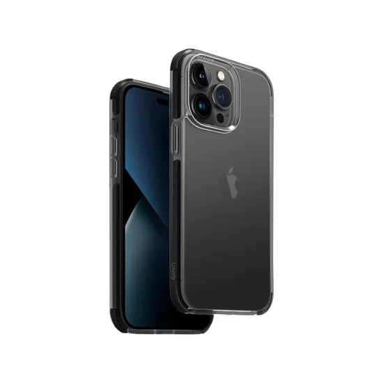 Cover Iphone 14 Pro Max Hybrid Combat Uniq - Carbon Black