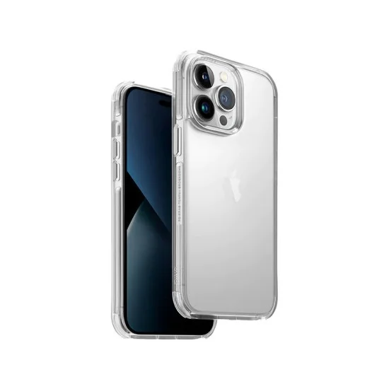 Cover Iphone 14 Pro Hybrid Combat Uniq - Crystal clear