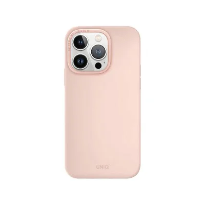 Cover Iphone 14 Pro Max Hybrid Lino Uniq - Blush Pink