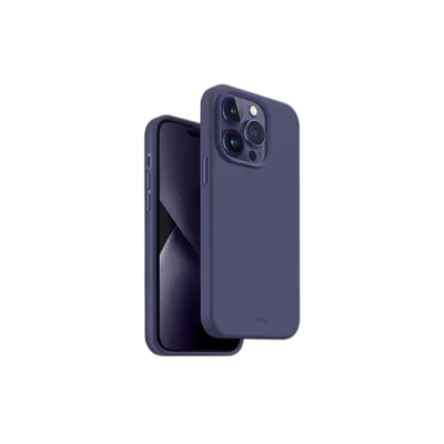 Cover Iphone 14 Pro Max Hybrid Lino Uniq - FIG (PURPLE)