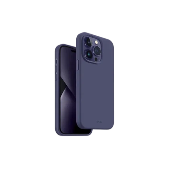 Cover Iphone 14 Pro Max Hybrid Lino Uniq - FIG (PURPLE)
