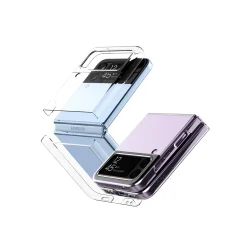 Cover Samsung Z Flip 4 Thickness Slim Case Araree Nukin - Clear