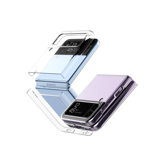 Cover Samsung Z Flip 4 Thickness Slim Case Araree Nukin - Clear