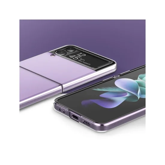 Cover Samsung Z Flip 4 Thickness Slim Case Araree Nukin - Clear