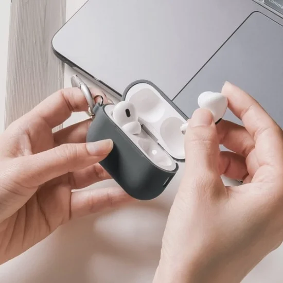 Elago AirPods Pro 1&2 Silicone Hang Case - Dark Gray