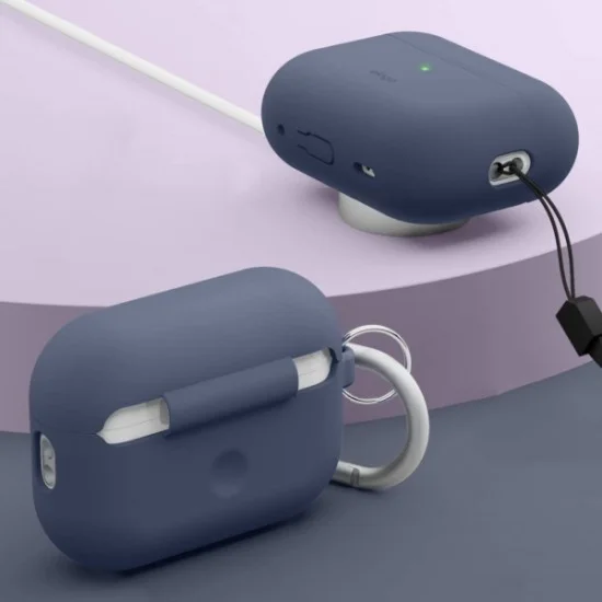 Elago AirPods Pro 1&2 Silicone Hang Case - Jean Indigo