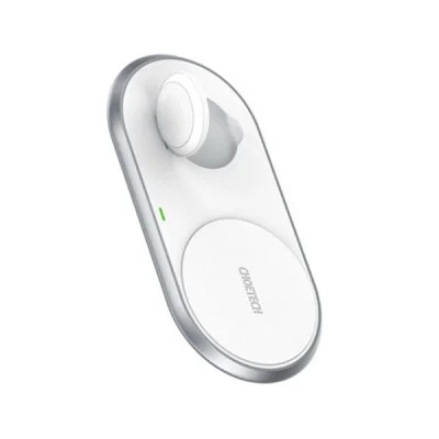 Choetech 2 in 1 MFI Wireless Charging Dock - White