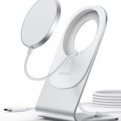 تشويتك حامل مغناطيسي للشحن اللاسلكي السريع مع كابل USB-C بطول 5 أقدام لهاتف  (H047 + T517)