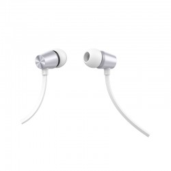 Swissten Dynamic Earbuds - Silver / White