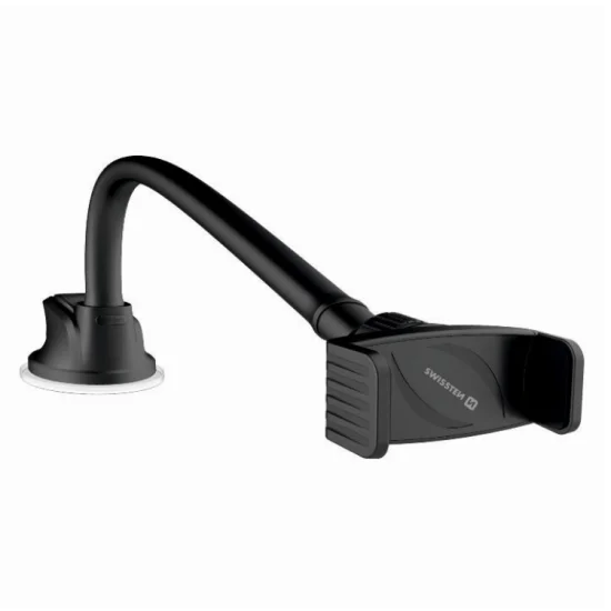 Swissten Dashboard and Windshield Universal Car Holders for Smartphones-Black