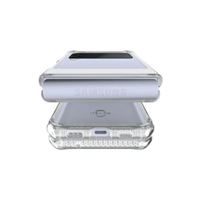 Cover Samsung Z Flip 4 Hybrid Clear Case Itskins - Transparent