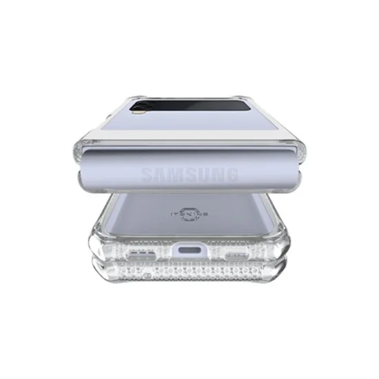 Cover Samsung Z Flip 4 Hybrid Clear Case Itskins - Transparent