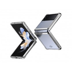 Itskins Hybrid Clear Case For Samsung Galaxy Z Flip 4 Transparent