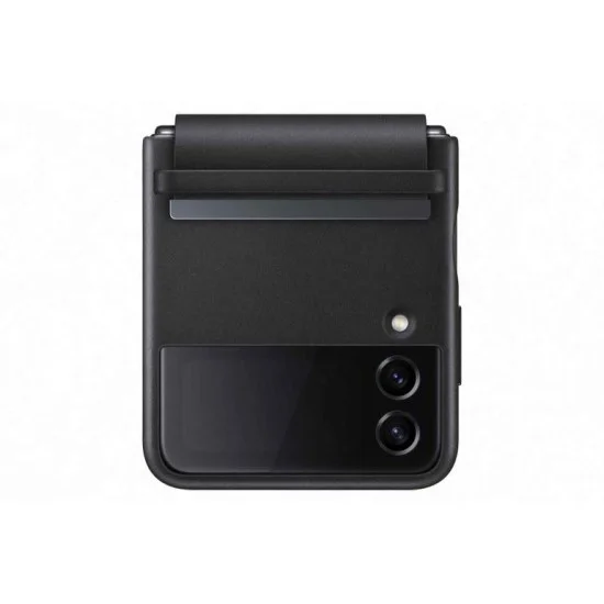 Cover Samsung Flip 4 Flap Leather - Black