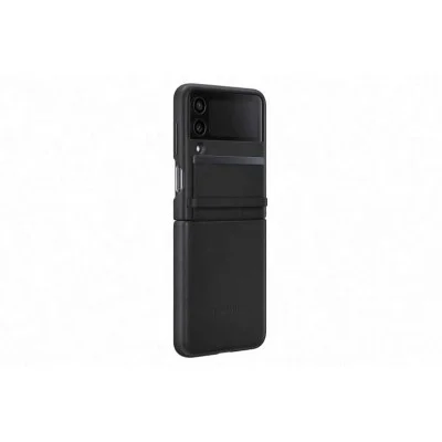 Cover Samsung Flip 4 Flap Leather - Black