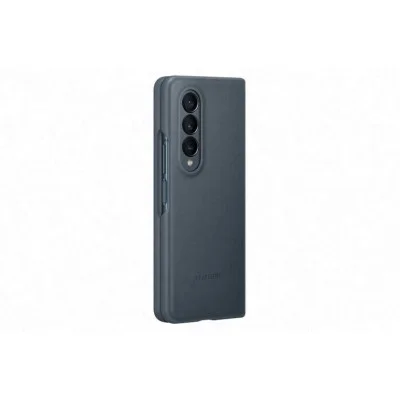 Cover Samsung Z Fold 4 Leather 5G - Gray green