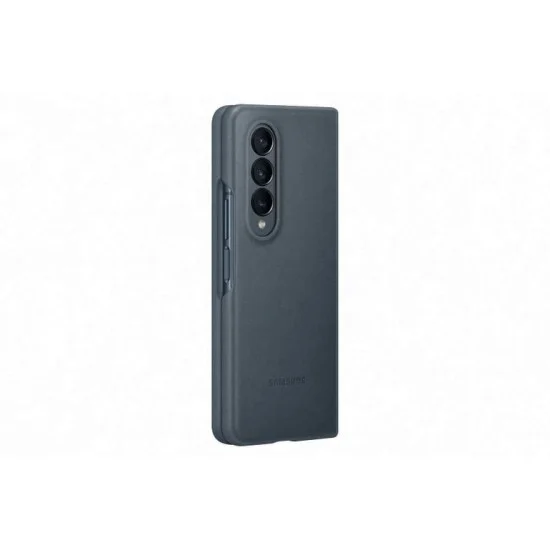 Cover Samsung Z Fold 4 Leather 5G - Gray green