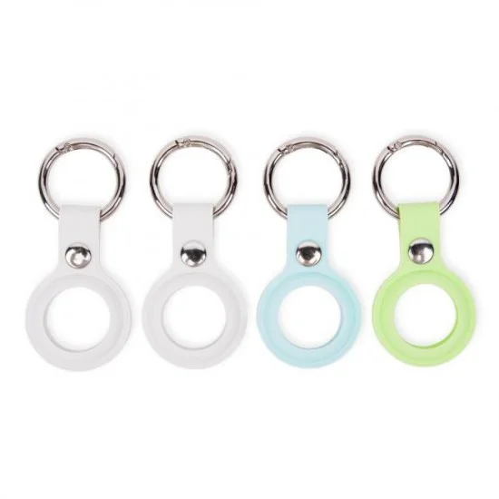 Grip2u Silicone Case with key ring for AirTag 4 Pack(Color)