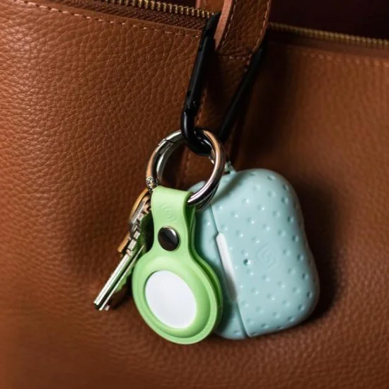Grip2u Silicone Case with key ring for AirTag 4 Pack(Color)