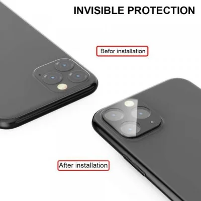Grip2u Camera Lens Screen Protector for iPhone 11 Pro/11 Pro Max (Black)