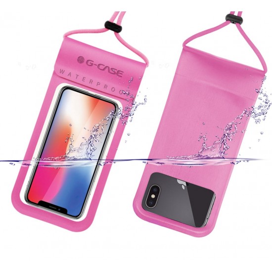 حقيبة هاتف مقاومة للماء - وردي