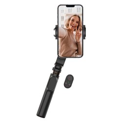 MOMAX Selfie Stable 3 Smartphone Gimbal with Tripod (Black)