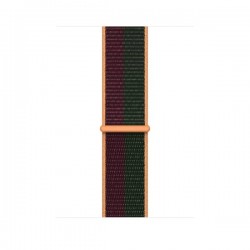 حزام رياضي لساعة ابل بحجم 45 مم - بنفسجي داكن/ اخضر