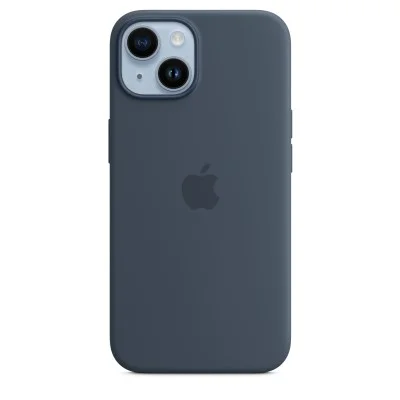 Cover Iphone 14 Plus Silicone With Magsafe Apple - Storm Blue