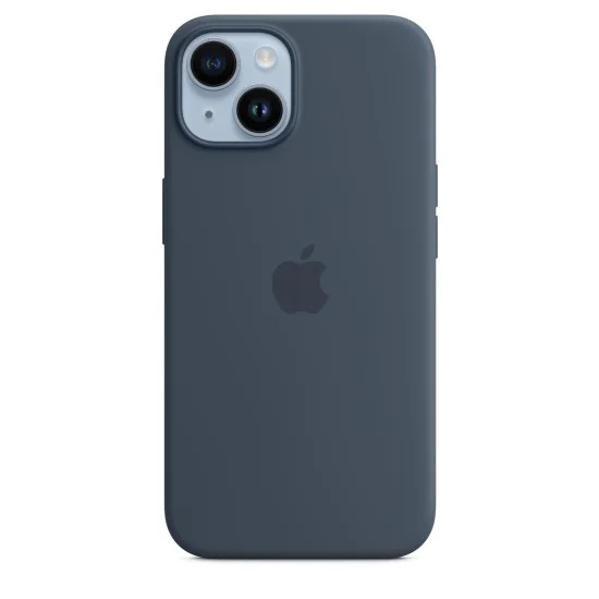 Cover Iphone 14 Plus Silicone With Magsafe Apple - Storm Blue