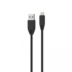 باورولوجي كابل مضفر من USB-A إلى Lightning مُصمم مع ما يصل إلى 15000+ نطاقات (1.2 متر / 4 قدم) - أسود