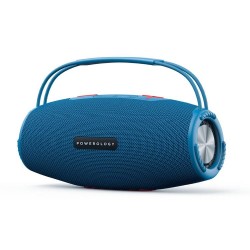 Powerology Phantom Speaker, Bluetooth 5.0, Water-Resistant, Aux Interface, 6000mAh Battery Capacity - Navy Blue