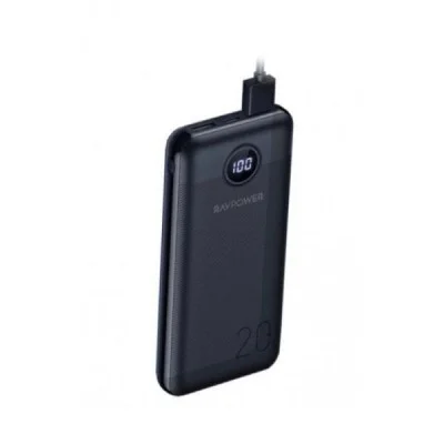 Ravpower Pd Pioneer 20000Mah 20W 3-Port Power Bank - Black